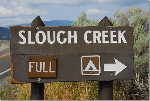 Slough Creek Sign