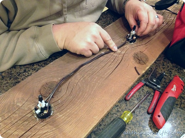 Wire Basket Chandelier Tutorial Finally All Things Thrifty Wiring Electrical