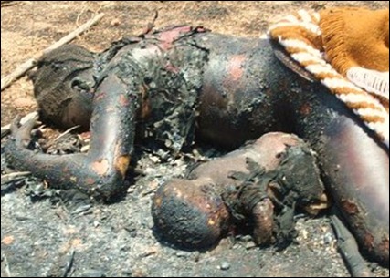 cristãos queimados vivos na Nigéria