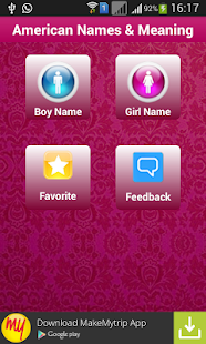 Free American baby Names & Meaning APK