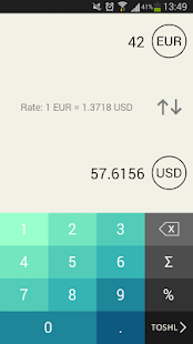 Toshl Currency Converter