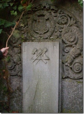 Simbolo mason Cementio Judio Praga