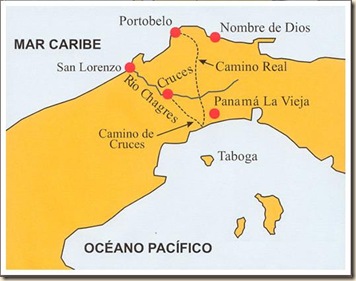 Map of Camino de Cruces