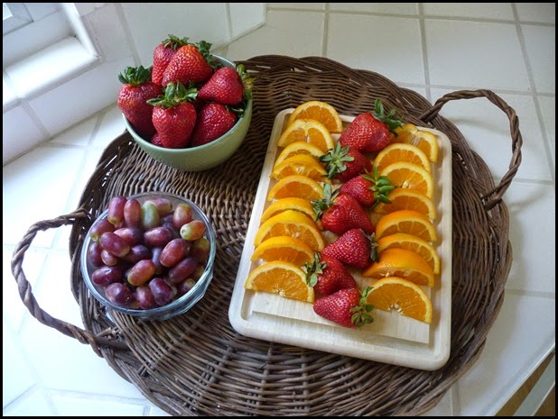 Boys pictures and healthy fruit display for blog 004