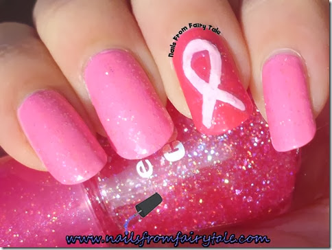 breast cancer awareness nails 5