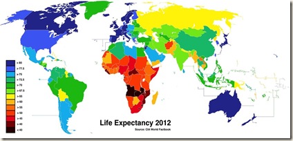 life expectancy 2012