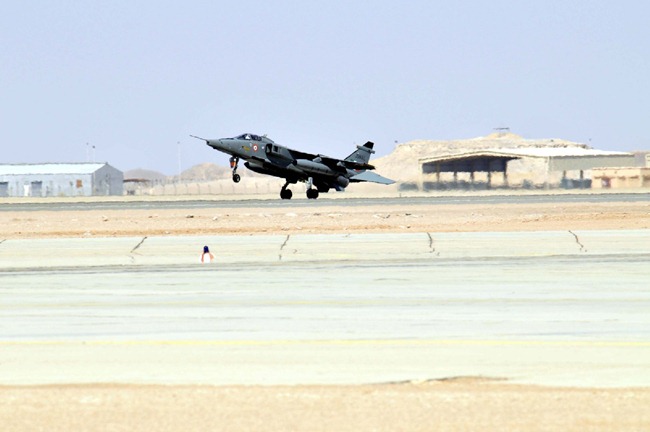 Indian Air Force [IAF] SEPECAT Jaguar Fighter Aircraft in Oman