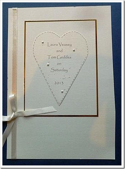 Less is More Wedding Invite