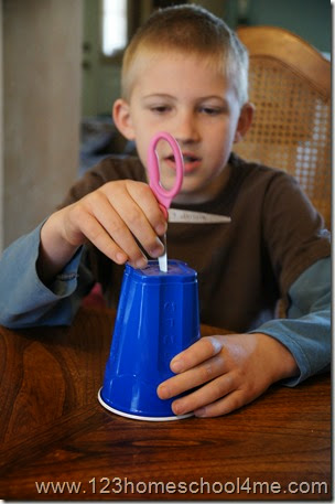 poke a hole in the cup poke a hole in the cup