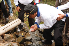 Desa Cowek Kabupaten Pasuruan Sebagai Kampung Pancar Mata Air Di Jawa Timur, Kelestarian Sumber Air Minum – Hidup Bersih dan Sehat