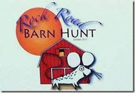 Barn hunt rock road trial logo