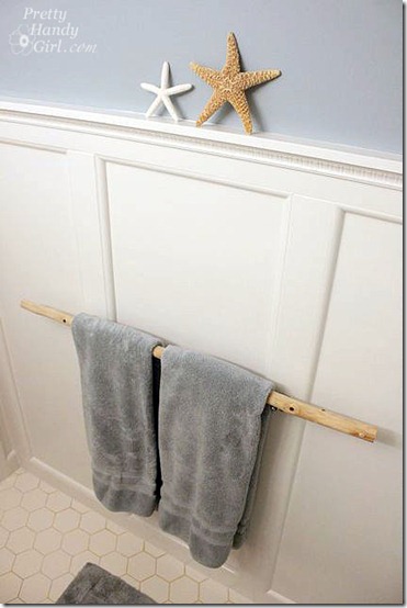 friday feature branch towel bar from pretty handy girl blog