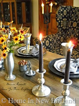 fall candes pewter