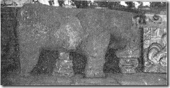 toro del puente de Salamanca en el Museo Provincial 1919