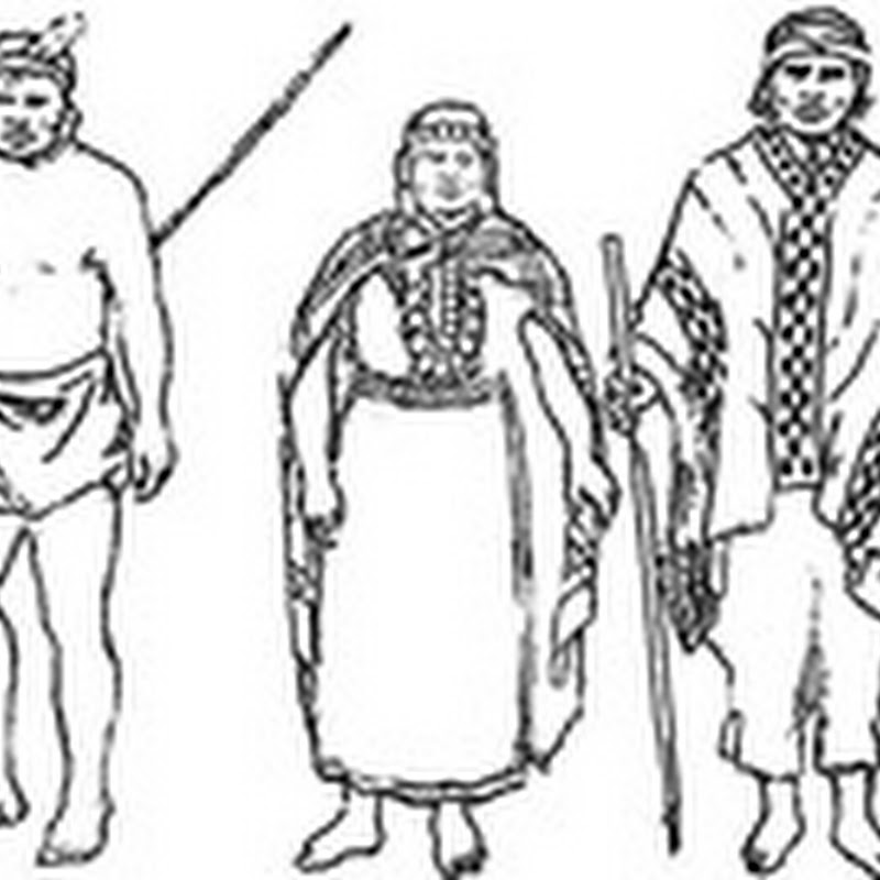 Dibujos para colorear de Chile mapuches