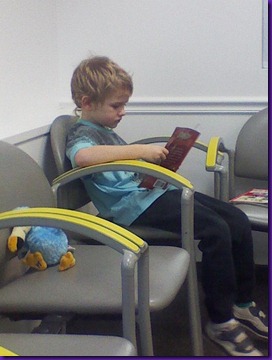 reading at doctors office