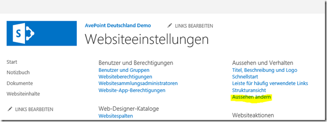 Design per PowerShell auf alle Sites in SharePoint anwenden - Microsoft ...
