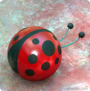 bowling ball ladybug