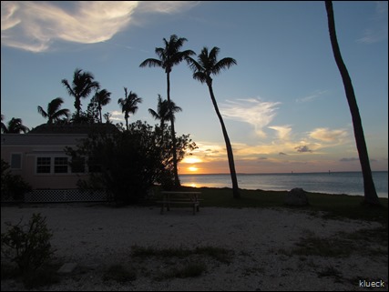 Sunset at Sunshine Key Rv Resort