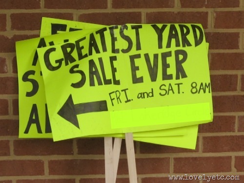 greatest yard sale 