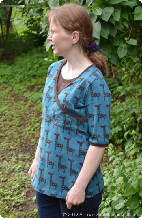 Home made nursing top in single jersey