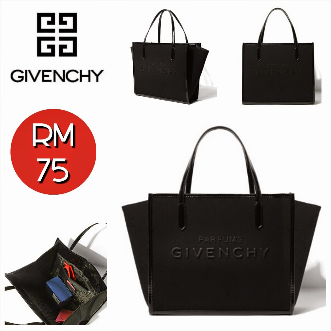 GIVENCHY Parfums Shopping Bag (Black) SOLD OUT! SHANTEK COLLECTION