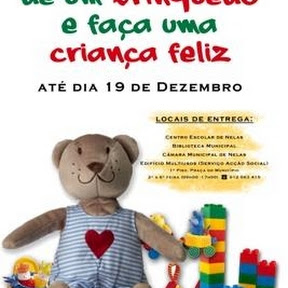 Município de Nelas promove campanha "Dê um brinquedo e faça uma criança
feliz”