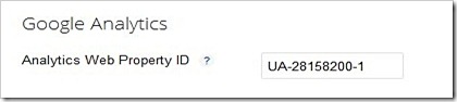 GA web property ID in blogger GA web property ID in blogger