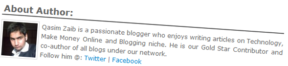 Author Box in Blogger