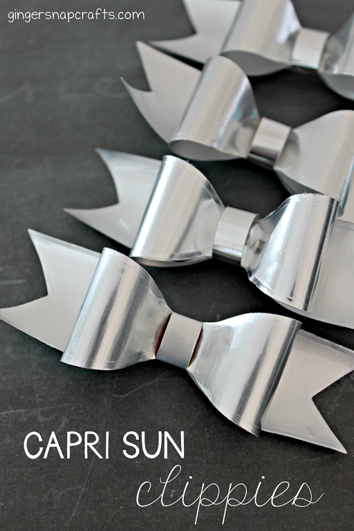 Capri Sun Hair Clippies Tutorial at GingerSnapCrafts.com #caprisunmomfactor #spon_thumb[2]