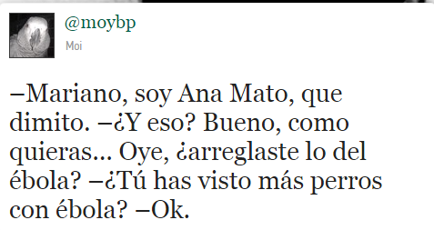 dímite Ana Mato humor