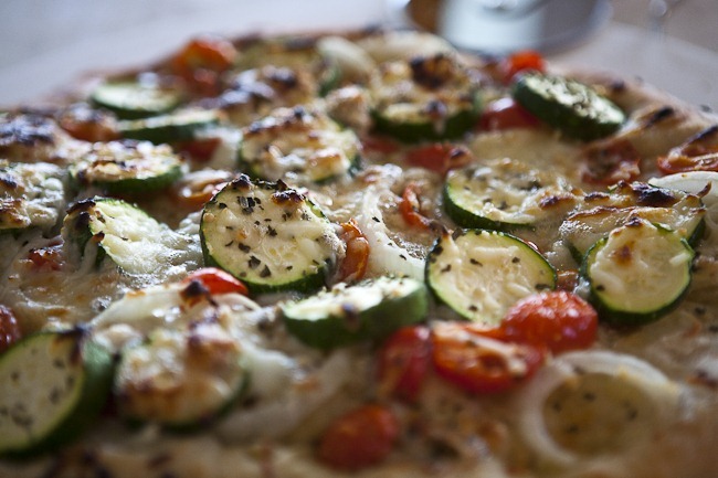 Focaccia with Grilled Vegetables