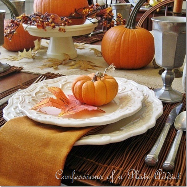 CONFESSIONS OF A PLATE ADDICT Pumpkins and Pewter
