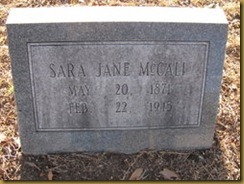 Sarah Jane McCall