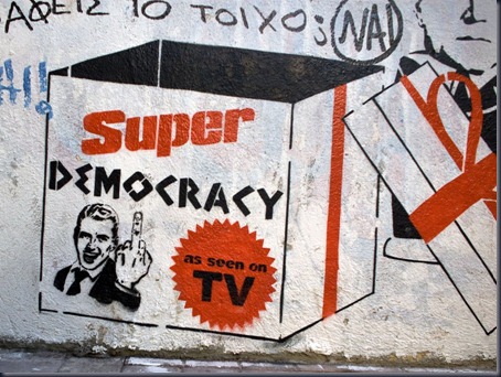 athens-graffiti_super-democracy-as-seen-on-tv