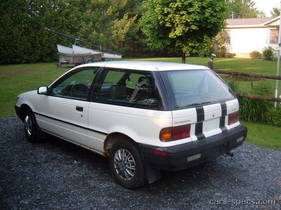 1990 Plymouth Colt Hatchback Specifications, Pictures, Prices