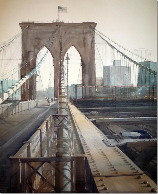 8 Brooklyn bridge 100 x 80 cm