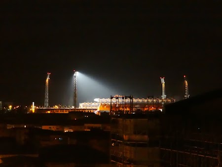 Stadionul Ceahlaul in nocturna