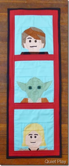 LEGO Star Wars paper pieced wallhanging