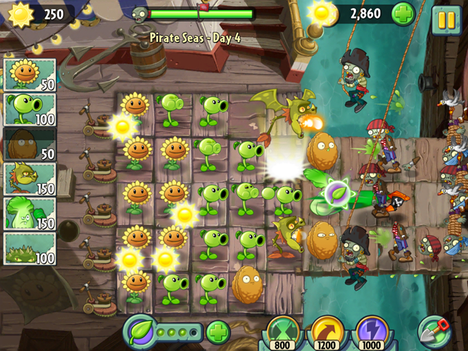 Plants v zombies 2 pirates