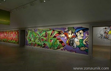 Graffiti mural Art by Tim Conlon and Dave Hubb