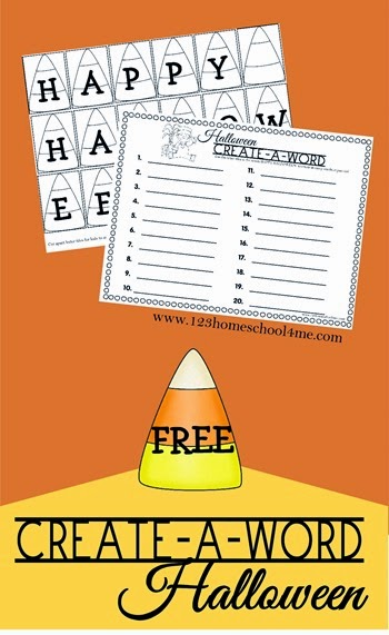 FREE Create-A-Word Halloween - This is such a fun, simple idea to help kids practice making words! Great for K-6th grade. (spelling) FREE Create-A-Word Halloween - This is such a fun, simple idea to help kids practice making words! Great for K-6th grade. (spelling)
