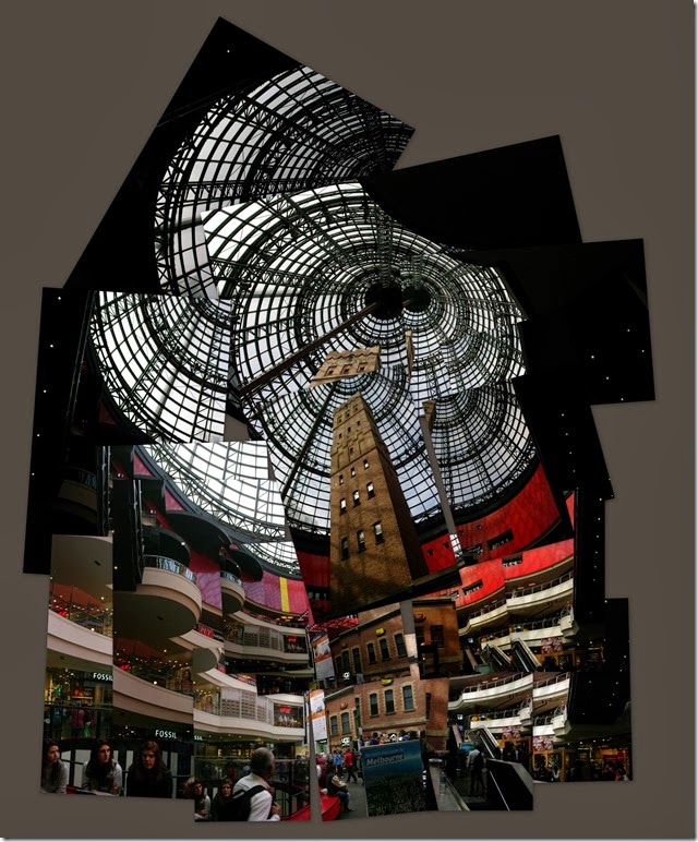 Cubist version of the Shot Tower, Melbourne Central
