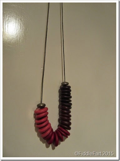 sculpey bead necklace