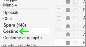 Cestino Gmail