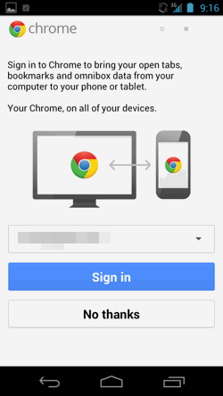 Chrome Beta Android 4-03