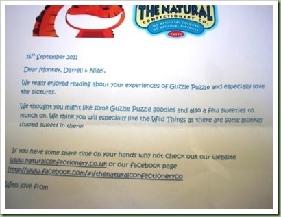 Letter From Guzzle Puzzle