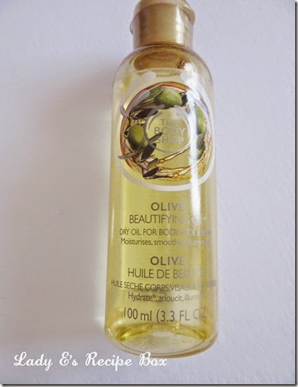 the body shop olive beauty oil