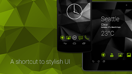 Minimalistic Icons | Green poster 6