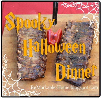 spooky Halloween dinner copy